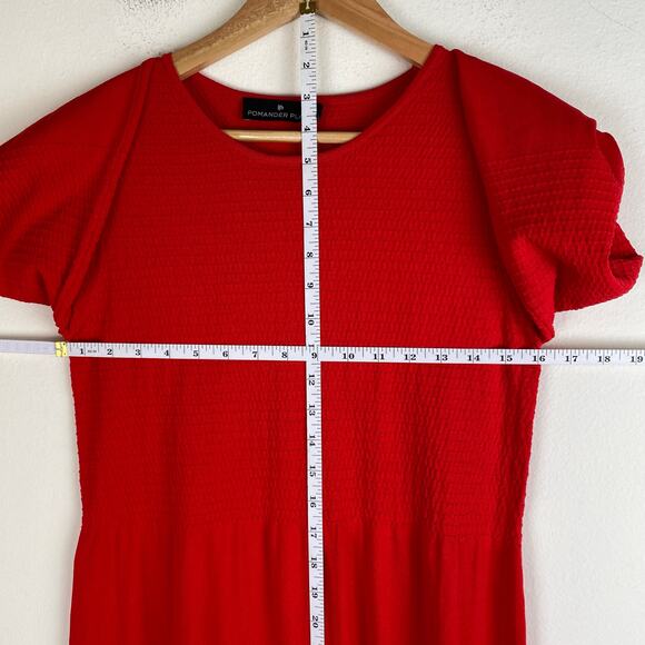 Tuckernuck Lennox Dress Size M Red Sweater Maxi Long Sleeve Pomander Place - Picture 13 of 13
